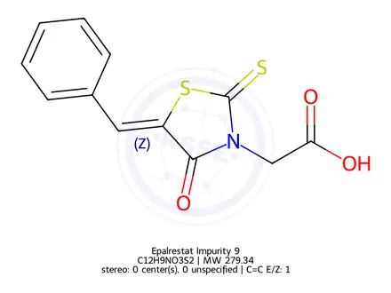 Chemical structure of Epalrestat Impurity 9