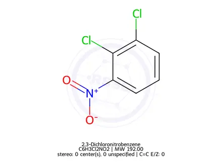 Chemical structure of 2,3-Dichloronitrobenzene