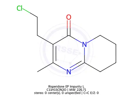 Chemical structure of Risperidone EP Impurity L