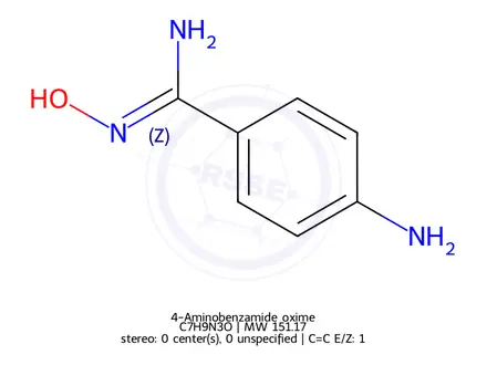 Chemical structure of 4-Aminobenzamide oxime