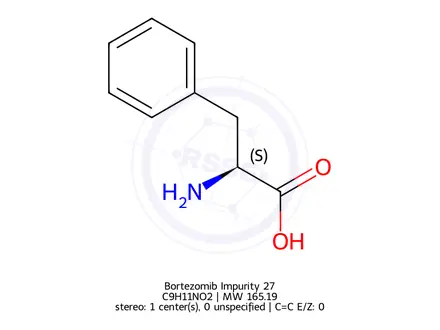 Chemical structure of Bortezomib Impurity 27