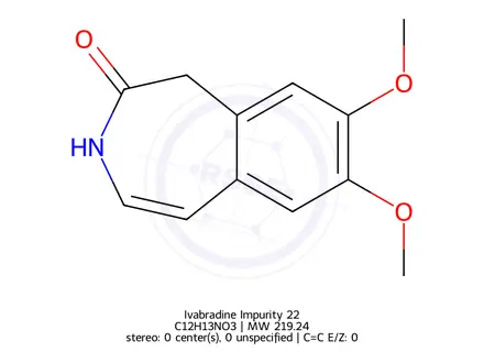 Chemical structure of Ivabradine Impurity 22