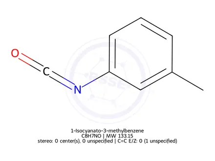 Chemical structure of 1-Isocyanato-3-methylbenzene