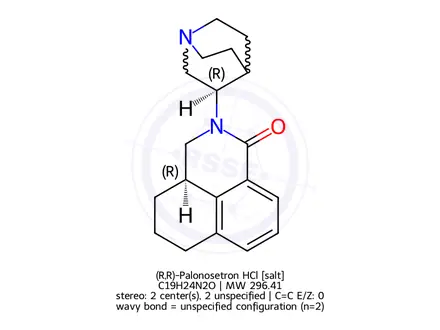 Chemical structure of (R,R)-Palonosetron HCl