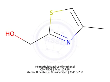 Chemical structure of (4-methylthiazol-2-yl)methanol