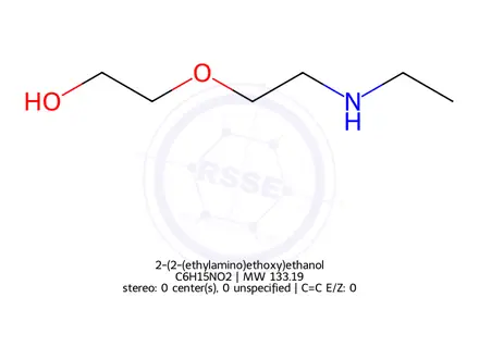 Chemical structure of 2-(2-(ethylamino)ethoxy)ethanol