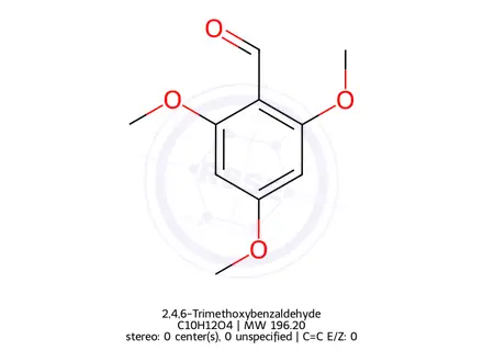 Chemical structure of 2,4,6-Trimethoxybenzaldehyde
