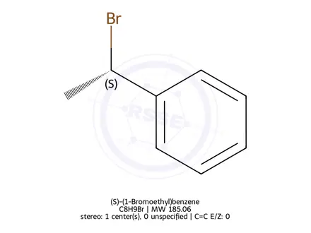 Chemical structure of (S)-(1-Bromoethyl)benzene