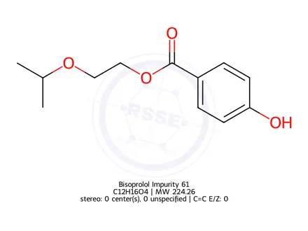 Chemical structure of Bisoprolol Impurity 61