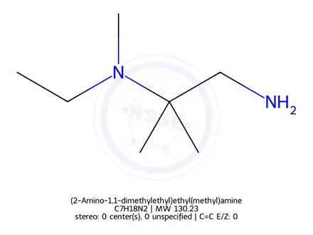 Chemical structure of (2-Amino-1,1-dimethylethyl)ethyl(methyl)amine