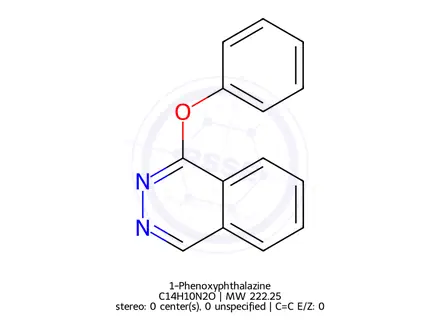 Chemical structure of 1-Phenoxyphthalazine