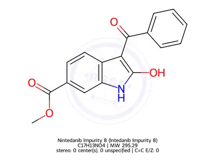 Chemical structure of Nintedanib Impurity 8 (Intedanib Impurity 8)