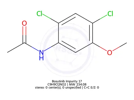 Chemical structure of Bosutinib Impurity 17