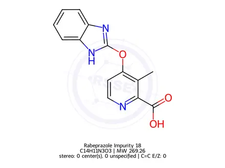 Chemical structure of Rabeprazole Impurity 18