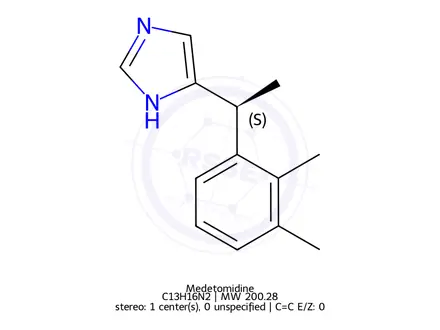 Chemical structure of Medetomidine