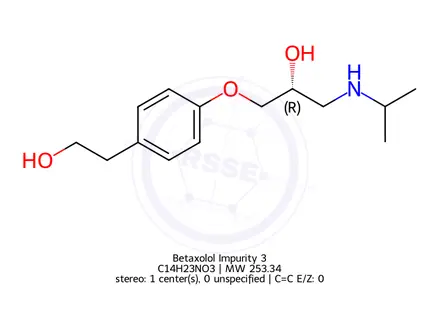 Chemical structure of Betaxolol Impurity 3