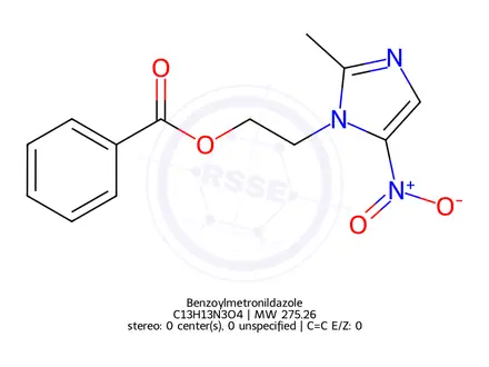 Chemical structure of Benzoylmetronildazole