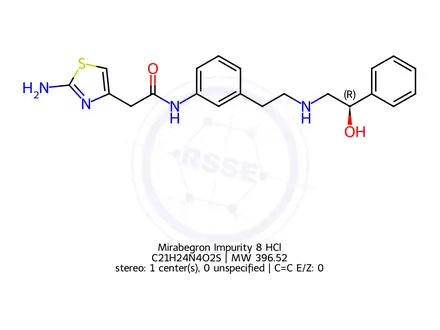 Chemical structure of Mirabegron Impurity 35