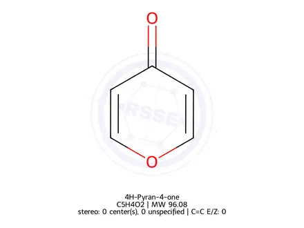 Chemical structure of 4H-Pyran-4-one