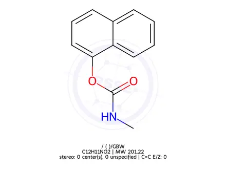Chemical structure of Carbaryl