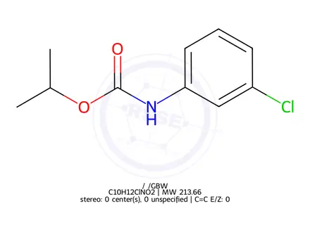 Chemical structure of Chlorpropham