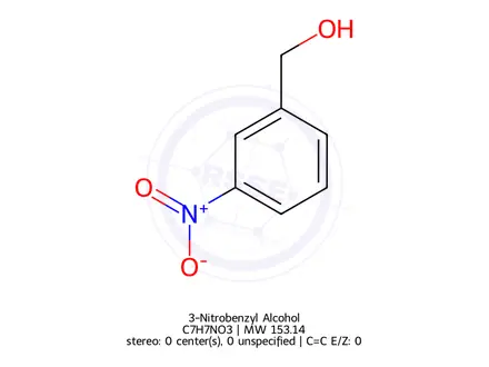 Chemical structure of 3-Nitrobenzyl Alcohol