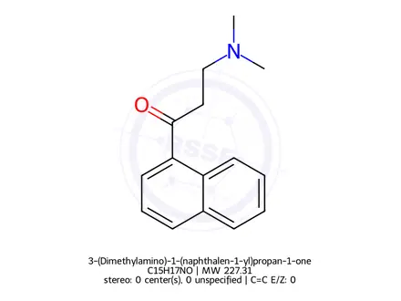 Chemical structure of 3-(Dimethylamino)-1-(naphthalen-1-yl)propan-1-one