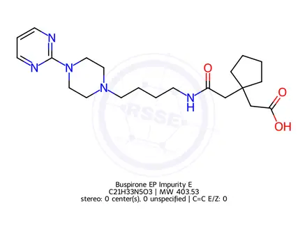 Chemical structure of Buspirone EP Impurity E