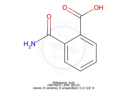 Chemical structure of Phthalamic Acid