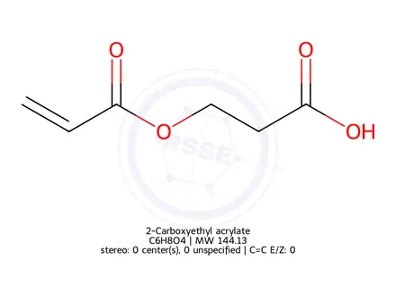 Chemical structure of 2-Carboxyethyl acrylate