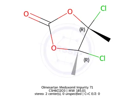 Chemical structure of Olmesartan Medoxomil Impurity 71