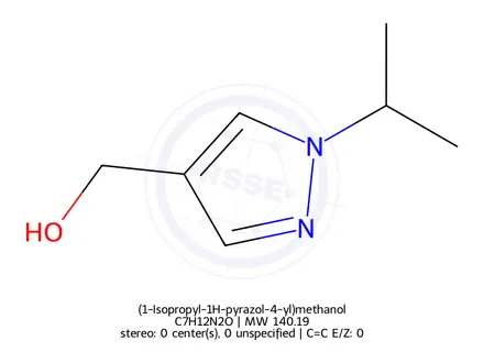 Chemical structure of (1-Isopropyl-1H-pyrazol-4-yl)methanol