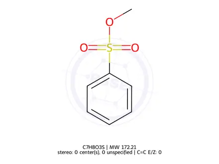 Chemical structure of Methylbenzene sulfonate