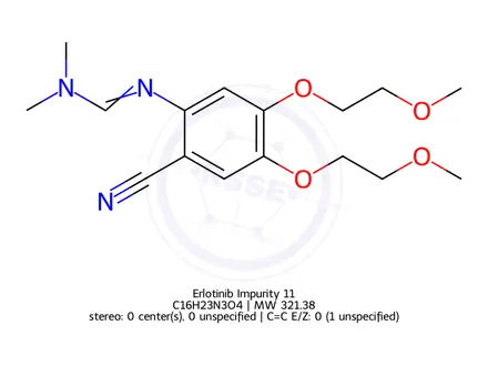 Chemical structure of Erlotinib Impurity 11