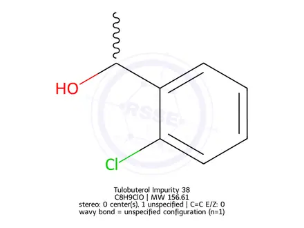 Chemical structure of Tulobuterol Impurity 38