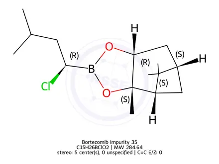 Chemical structure of Bortezomib Impurity 35