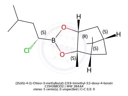 Chemical structure of Bortezomib Impurity 44