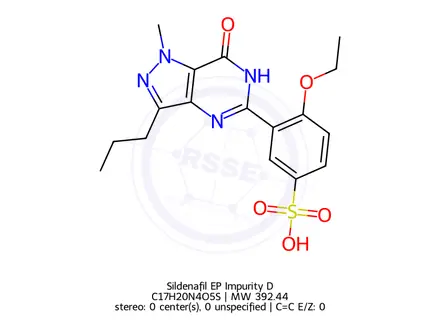 Chemical structure of Sildenafil EP Impurity D
