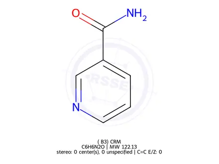 Chemical structure of Nicotinamide