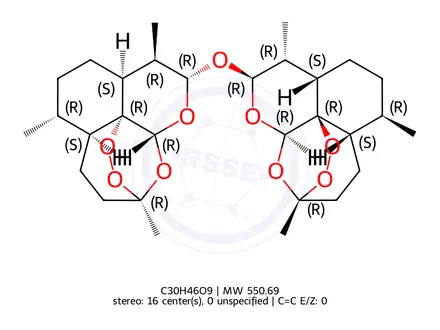 Chemical structure of Artemisinin Impurity 9