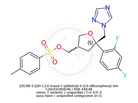 Chemical structure of Posaconazole Impurity 13