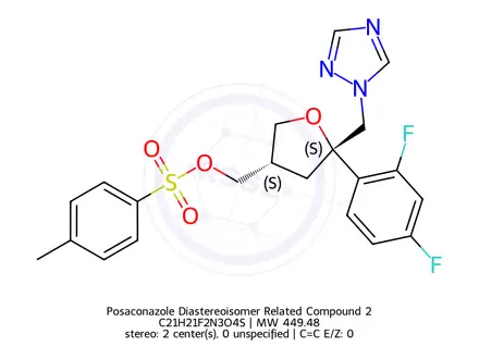 Chemical structure of Posaconazole Impurity 15