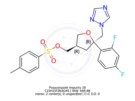 Chemical structure of Posaconazole Impurity 19