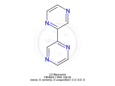 Chemical structure of 2,2-Bipyrazine