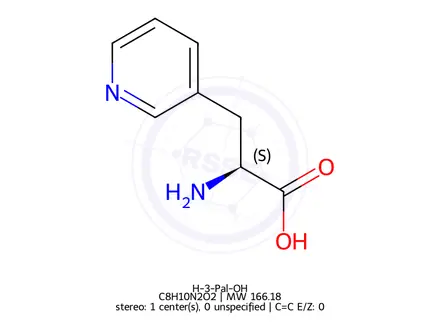 Chemical structure of H-3-Pal-OH
