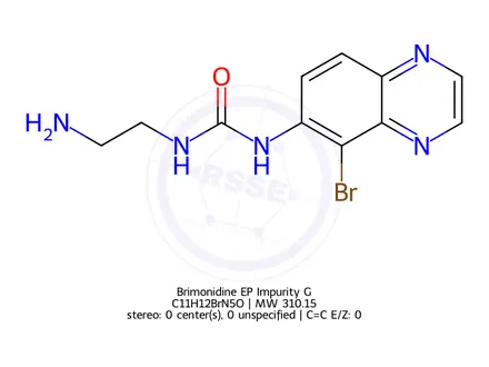 Chemical structure of Brimonidine EP Impurity G