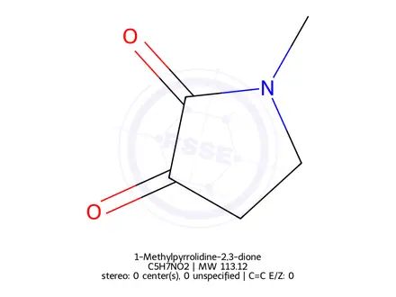 Chemical structure of 1-Methylpyrrolidine-2,3-dione