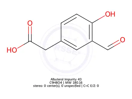 Chemical structure of Albuterol Impurity 43