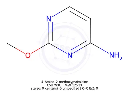 Chemical structure of 4-Amino-2-methoxypyrimidine