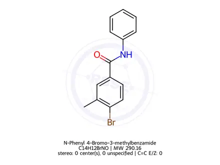 Chemical structure of N-Phenyl 4-Bromo-3-methylbenzamide
